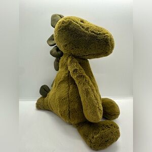 JELLYCAT Plush Toy Small Green Bashful Dino Dinosaur Soft Stuffed Animal Toy